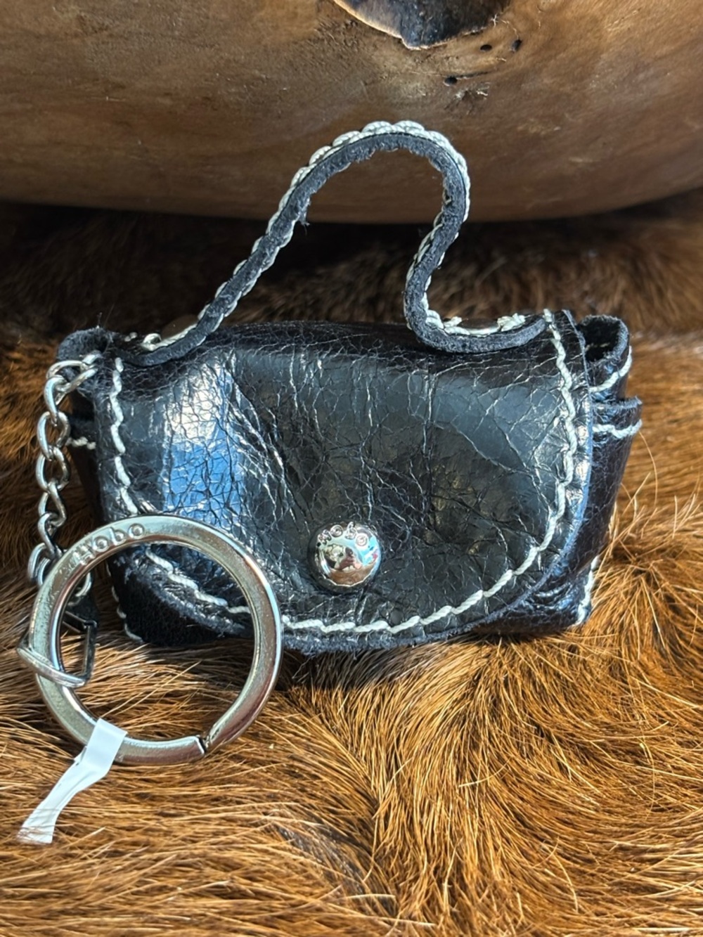 Hobo NWT Keychain Pouch (airpod) in Black